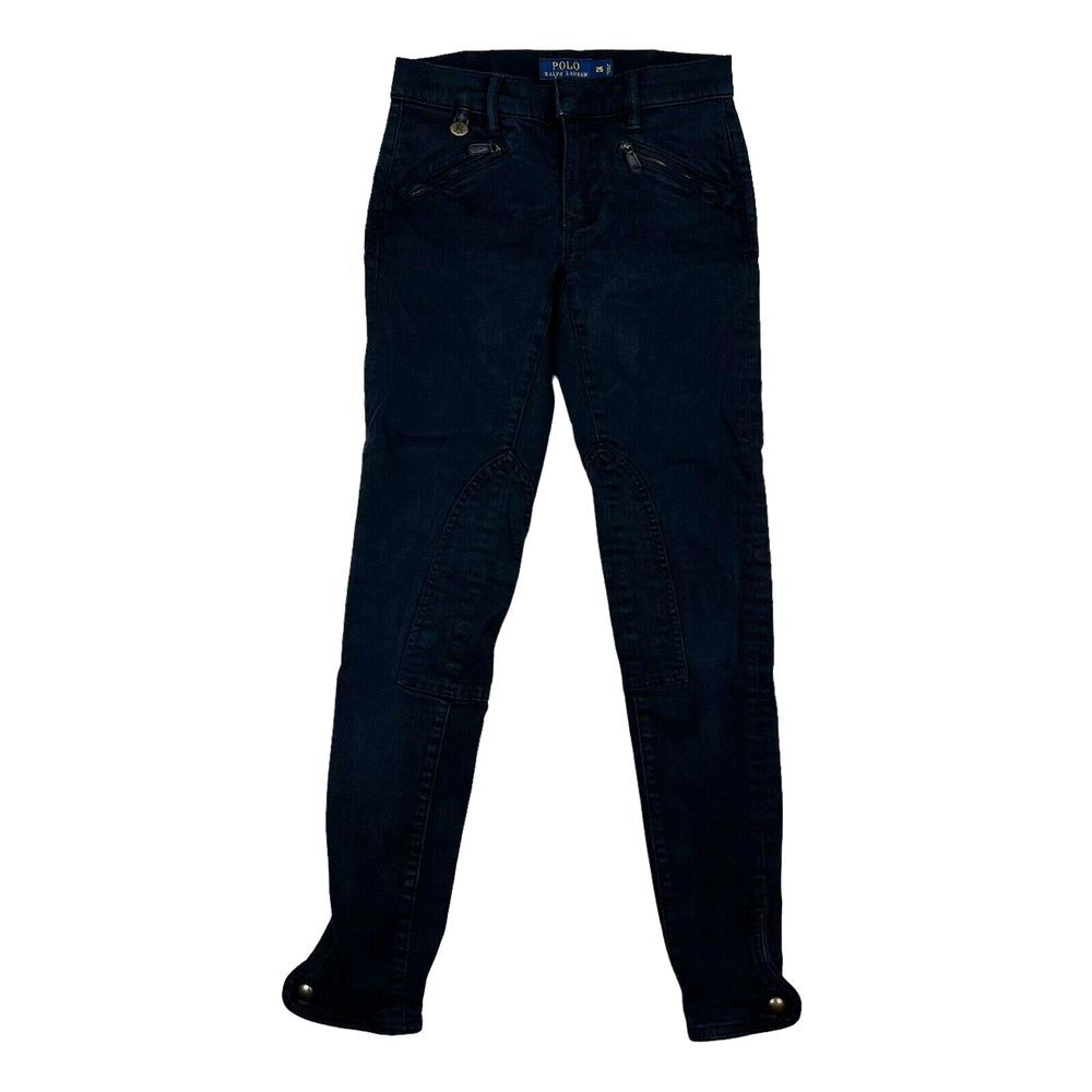 Polo Ralph Lauren Jeans Womens‎ 25 Black Wash Whitlyn Jod Skinny Ankle Pants